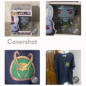 RARE BIG=Marvel Loki tee 3XL+Funko Loki 972